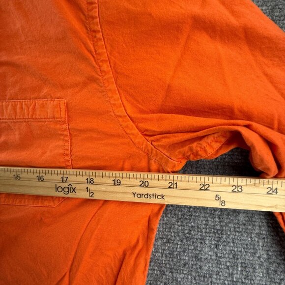Marc O' Polo Button Up Shirt Oxford Cloth Orange Shaped Fit Cotton Stretch Mem - Picture 6 of 16